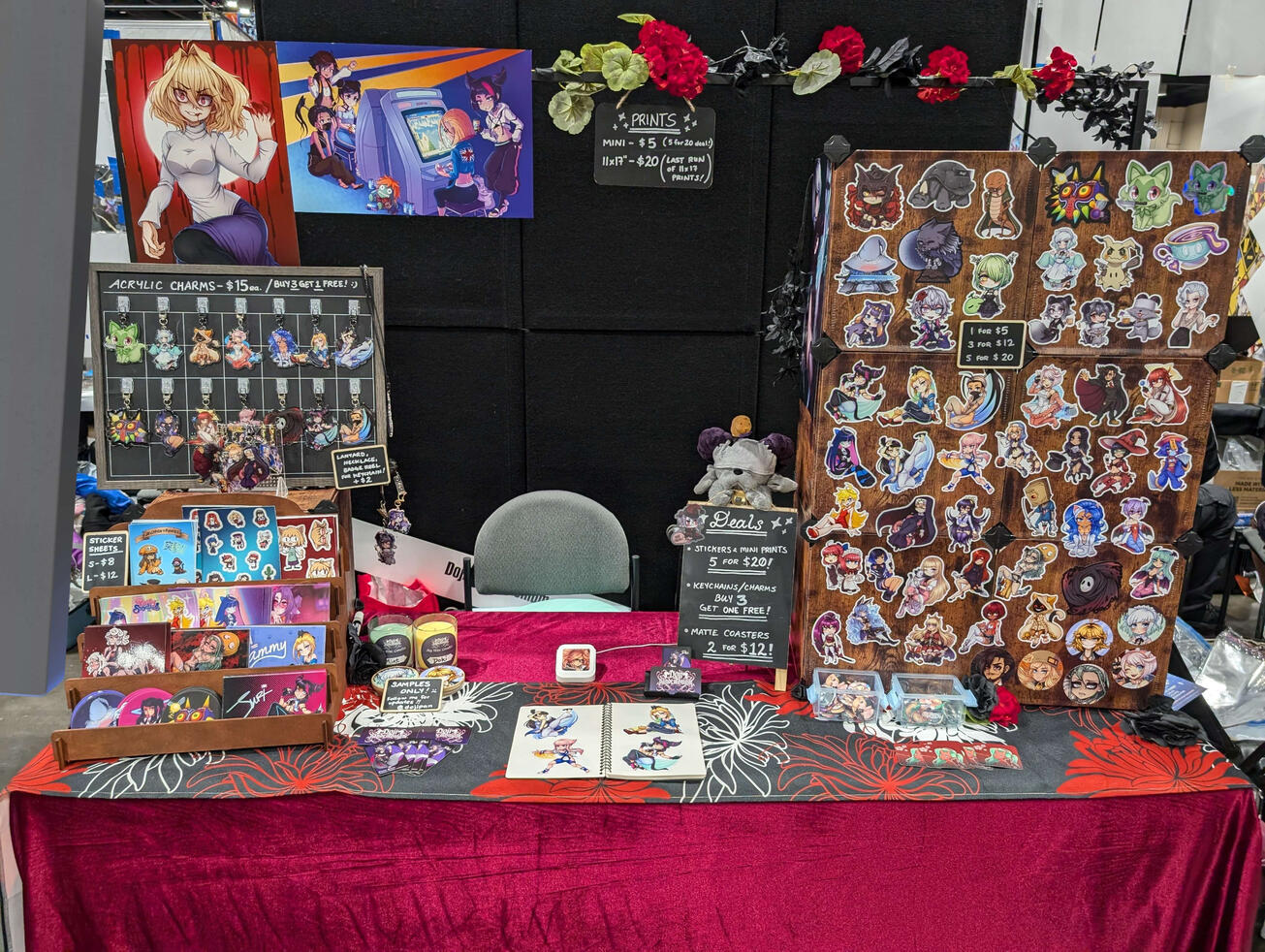 This was a very small table to work with but also the most recent pic I have! :')